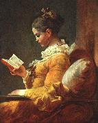Jean-Honore Fragonard Young Girl Reading USA oil painting artist